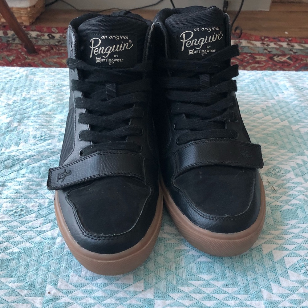 Like new Penguin black high tops